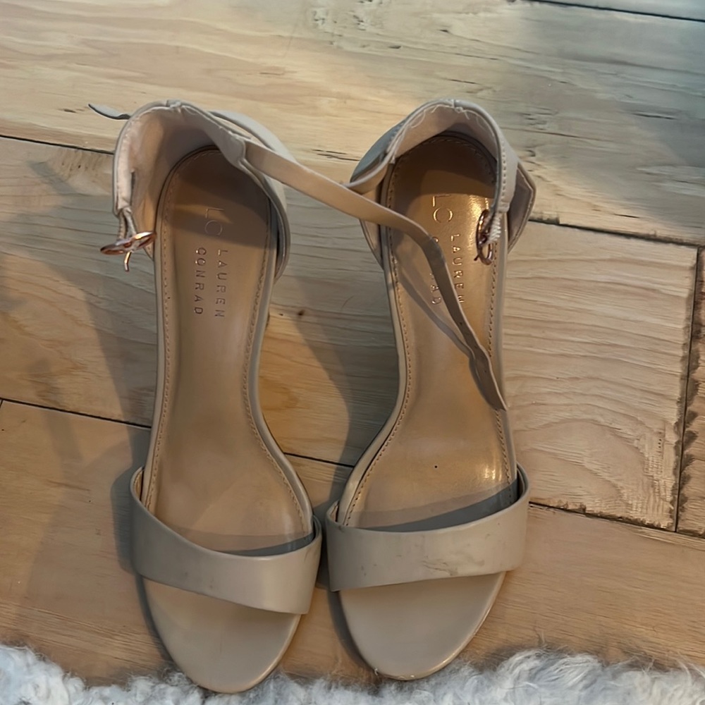 Lauren Conrad x Kohls nude heels